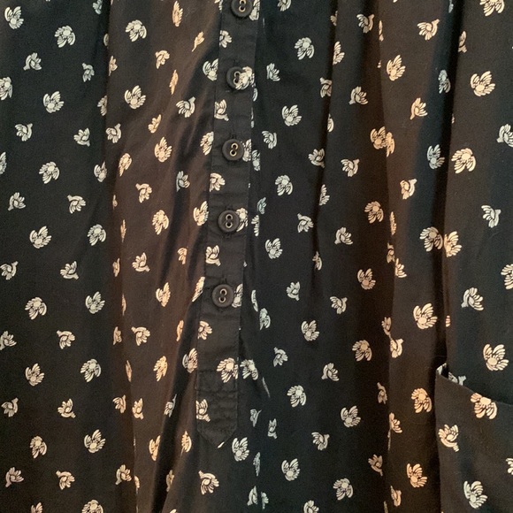 🖤🌼FRENCH CONNECTION Black Patterned Sundress - Picture 6 of 10